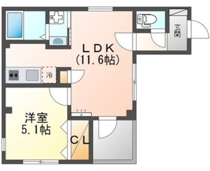 フレンテ鵜の木の物件間取画像